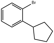 1-bromo-2-cyclopentylbenzene Structure