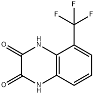 2,3-Quinoxalinedione, 1,4-dihydro-5-(trifluoromethyl)- Structure