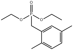 Phosphonic acid, [(2,5-dimethylphenyl)methyl]-, diethyl ester (9CI) Structure