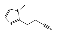 1H-Imidazole-2-propanenitrile, 1-methyl- Structure