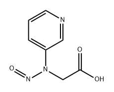 Acetic acid, 2-(nitroso-3-pyridinylamino)- Structure
