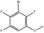 Benzene, 3-bromo-1,2,4-trifluoro-5-methoxy- Structure