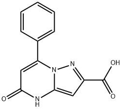 Pyrazolo[1,5-a]pyrimidine-2-carboxylic acid, 4,5-dihydro-5-oxo-7-phenyl- Structure
