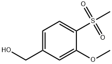 (4-methanesulfonyl-3-methoxyphenyl)methanol Structure