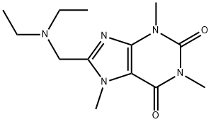8-((Diethylamino)methyl)-1,3,7-trimethyl-1H-purine-2,6(3H,7H)-dione Structure