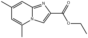 Imidazo[1,2-a]pyridine-2-carboxylic acid, 5,7-dimethyl-, ethyl ester Structure