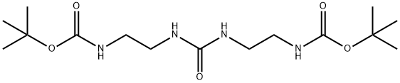 2,5,7,10-Tetraazaundecanedioic acid, 6-oxo-, 1,11-bis(1,1-dimethylethyl) ester Structure