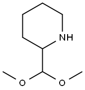 2-(dimethoxymethyl)piperidine Structure