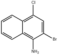 1-Naphthalenamine, 2-bromo-4-chloro- Structure