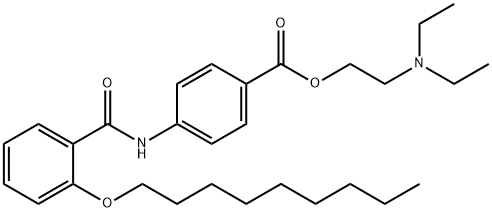 2-(Diethylamino)ethyl 4-[[2-(nonyloxy)benzoyl]amino]benzoate Structure