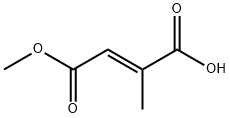 2-Butenedioic acid, 2-methyl-, 4-methyl ester, (2E)- Structure