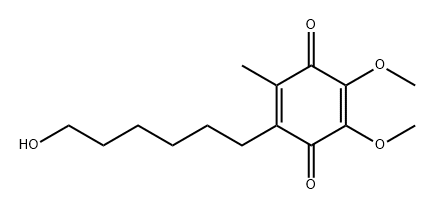 2,5-Cyclohexadiene-1,4-dione, 2-(6-hydroxyhexyl)-5,6-dimethoxy-3-methyl- Structure