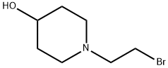 4-Piperidinol, 1-(2-bromoethyl)- Structure