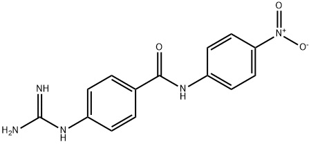Benzamide, 4-[(aminoiminomethyl)amino]-N-(4-nitrophenyl)- Structure