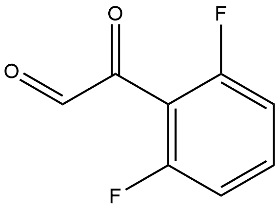 Benzeneacetaldehyde, 2,6-difluoro-α-oxo- Structure