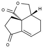 1H,7H-Indeno[3a,4-c]furan-1,7-dione,3,3a,4,5,8,9-hexahydro-,(3aR,9aR)-rel-(9CI) Structure