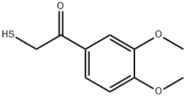 Ethanone, 1-(3,4-dimethoxyphenyl)-2-mercapto- Structure