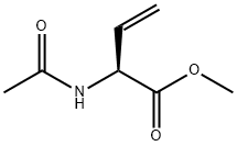3-Butenoic acid, 2-(acetylamino)-, methyl ester, (2S)- Structure