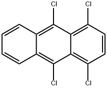 Anthracene, 1,4,9,10-tetrachloro- Structure