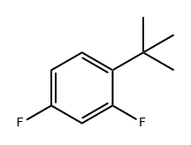 Benzene, 1-(1,1-dimethylethyl)-2,4-difluoro- Structure