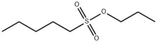 1-Pentanesulfonic acid, propyl ester Structure