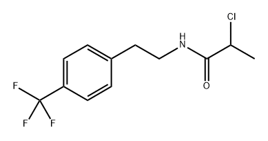 2-Chloro-N-[2-(4-trifluoromethyl-phenyl)-ethyl]-propionamide Structure