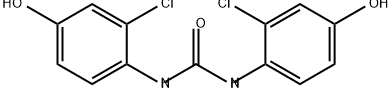 Urea, N,N'-bis(2-chloro-4-hydroxyphenyl)- Structure