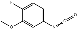 1-fluoro-4-isocyanato-2-methoxybenzene Structure