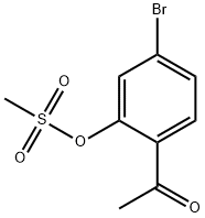 Ethanone, 1-[4-bromo-2-[(methylsulfonyl)oxy]phenyl]-