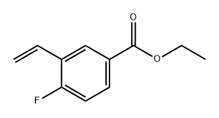 Benzoic acid, 3-ethenyl-4-fluoro-, ethyl ester Structure