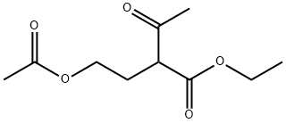 ethyl 2-acetyl-4-acetoxybutyrate Structure