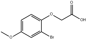 2-(2-bromo-4-methoxyphenoxy)acetic acid Structure