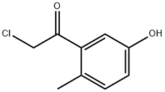 Ethanone, 2-chloro-1-(5-hydroxy-2-methylphenyl)- Structure