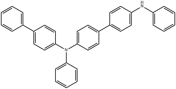 N4-(4-Biphenylyl)-N4,N4’-diphenylbiphenyl-4,4’-diamine Structure