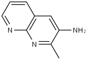 2-Methyl-1,8-naphthyridin-3-amine Structure