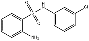 Benzenesulfonamide, 2-amino-N-(3-chlorophenyl)- Structure