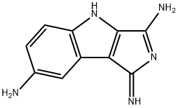 Pyrrolo[3,4-b]indole-3,7-diamine, 1,4-dihydro-1-imino- Structure