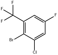 2-bromo-1-chloro-5-fluoro-3-(trifluoromethyl)ben zene Structure