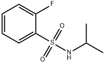 2-fluoro-N-(propan-2-yl)benzene-1-sulfonamide Structure