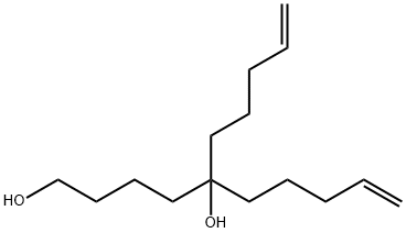 9-Decene-1,5-diol, 5-(4-pentenyl)- Structure