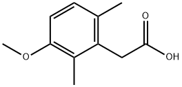 Benzeneacetic acid, 3-methoxy-2,6-dimethyl- Structure