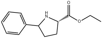 Proline, 5-phenyl-, ethyl ester Structure