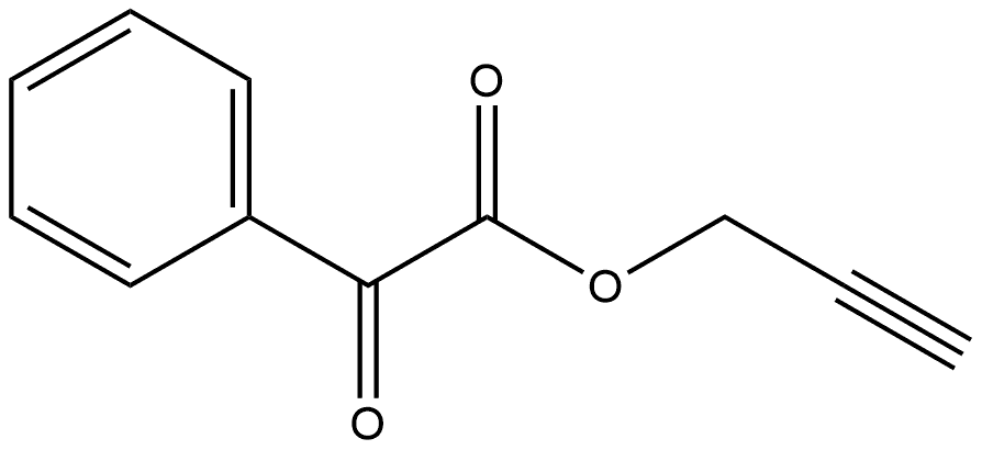 Benzeneacetic acid, α-oxo-, 2-propyn-1-yl ester Structure