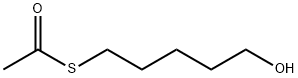 Ethanethioic acid, S-(5-hydroxypentyl) ester Structure