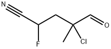 Pentanenitrile, 4-chloro-2-fluoro-4-methyl-5-oxo-