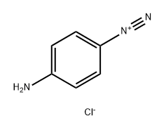 Benzenediazonium, 4-amino-, chloride (1:1) Structure