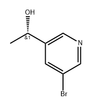 (1S)-1-(5-bromopyridin-3-yl)ethan-1-ol Structure