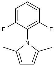 1-(2,6-difluorophenyl)-2,5-dimethylpyrrole Structure