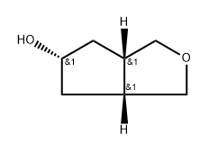 1H-Cyclopenta[c]furan-5-ol, hexahydro-, (3aα,5β,6aα)- Structure