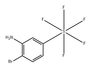 2-Bromo-5-
(pentafluorosulfur)aniline Structure